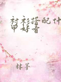 衬衫搭配什么马甲好看