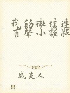 我的微信连三界有声小说版