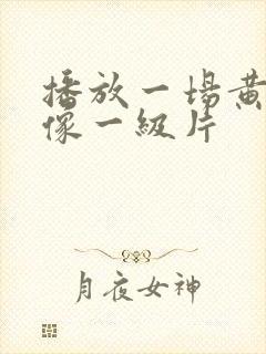 播放一场黄色录像一级片