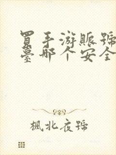 买手游账号的平台哪个安全