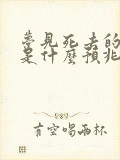 梦见死去的亲人是什么预兆周公解梦