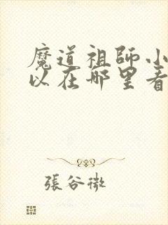 魔道祖师小说可以在哪里看免费的完整版