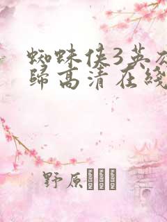 蜘蛛侠3英雄无归高清在线