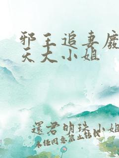 邪王追妻废材逆天大小姐