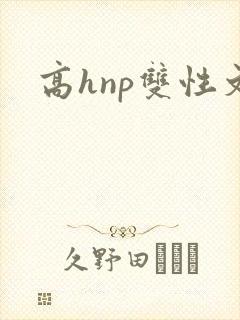 高hnp双性文