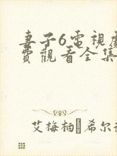 妻子6电视剧免费观看全集电视剧