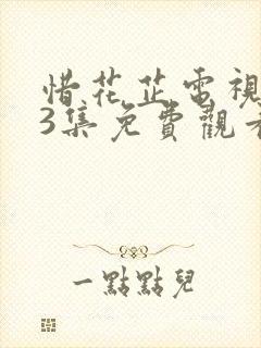 惜花芷电视剧23集免费观看完整在线