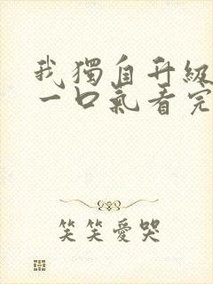 我独自升级漫画一口气看完