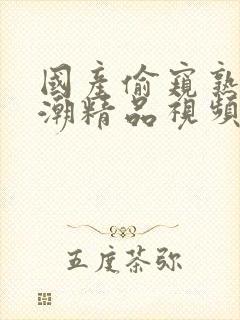 国产偷窥熟女高潮精品视频