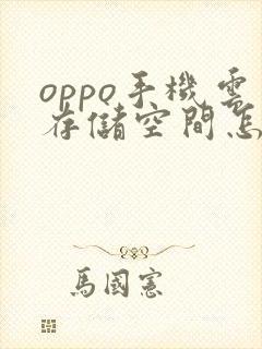 oppo手机云存储空间怎么清理