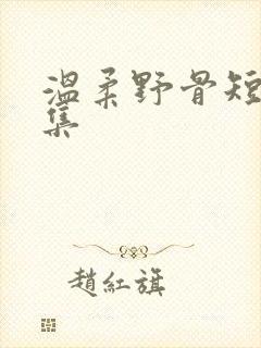 温柔野骨短剧合集