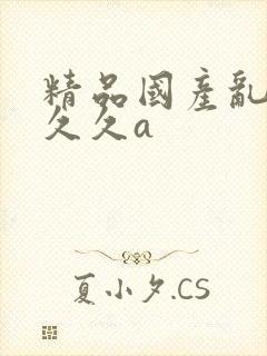 精品国产乱码久久久a