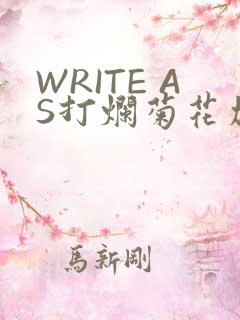 WRITE AS打烂菊花加姜