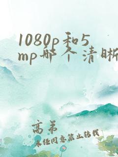 1080p和5mp哪个清晰