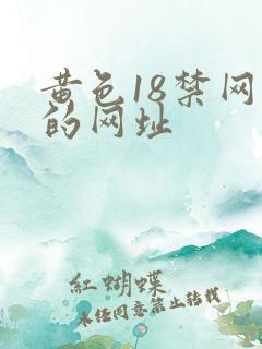 黄色18禁网站的网址