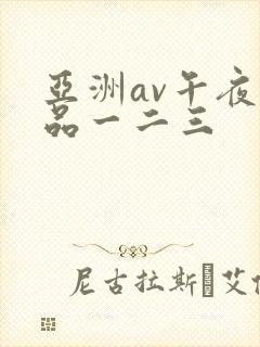 亚洲av午夜精品一二三