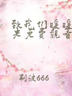 致我们暖暖的时光免费观看电视剧