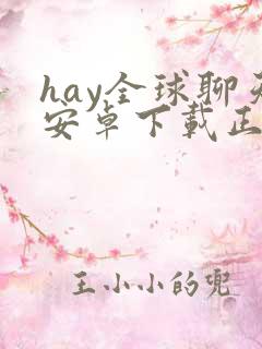 hay全球聊天安卓下载正版