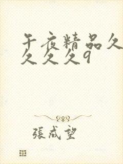 午夜精品久久久久久久9