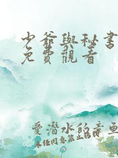 少爷与秘书漫画免费观看