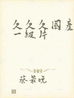 久久久国产黄色一级片