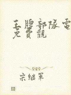 王牌部队电视剧免费观