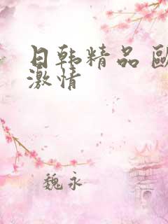 日韩精品 欧美激情