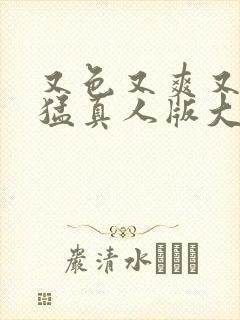 又色又爽又黄又猛真人版大片