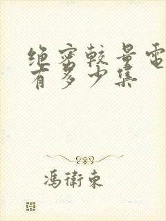 绝密较量电视剧有多少集