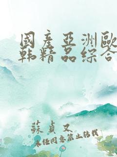 国产亚洲欧美日韩精品综合在线