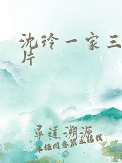 沈玲一家三口照片