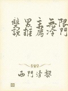 双男主无限流小说推荐冷门