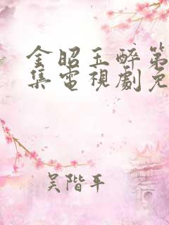 金昭玉醉第18集电视剧免费观看