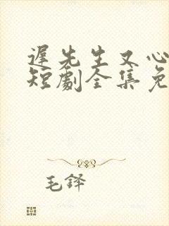 迟先生又心动了短剧全集免费播放剧