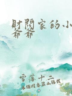 财阀家的小儿子爷爷