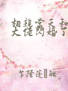 相亲当天和豪门大佬闪婚了