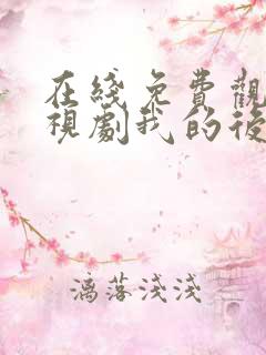 在线免费观看电视剧我的后半生