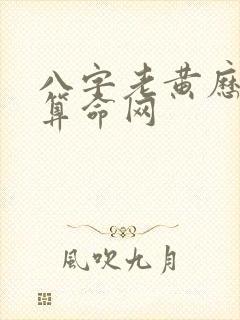 八字老黄历免费算命网