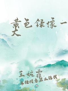 黄色录像一级片大