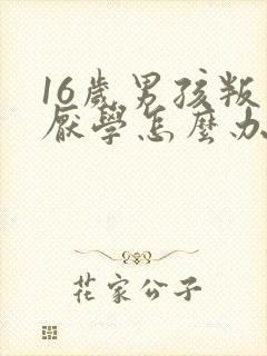 16岁男孩叛逆厌学怎么办