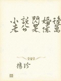 小说闪婚后发现老公是亿万富豪大结局