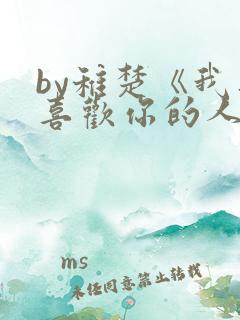 by稚楚《我只喜欢你的人设》