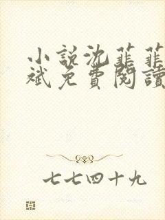 小说沈菲菲陈向斌免费阅读