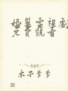 婚巢电视剧全集免费观看