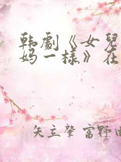 韩剧《女儿和妈妈一样》在线观看李