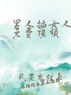 男人插女人下身免费视频