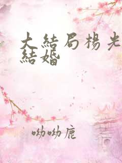 大结局杨光和谁结婚