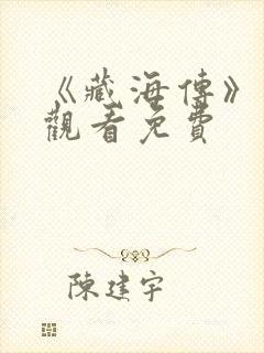 《藏海传》在线观看免费