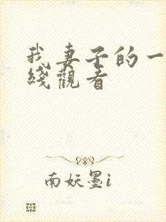 我妻子的一切在线观看