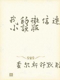 我的微信连三界小说版